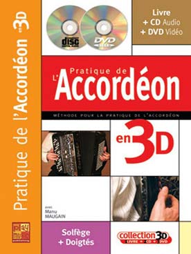 Illustration de Pratique de l'accordéon en 3D (CD et DVD)
