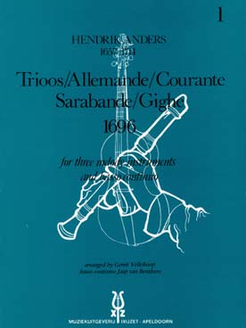Illustration anders trios, allemande, courante vol. 1