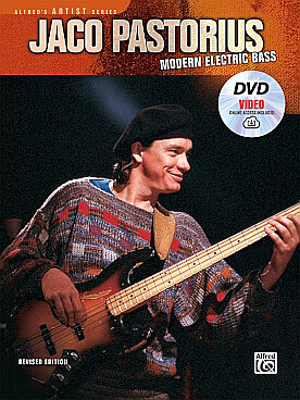 Illustration de Modern electric bass avec DVD