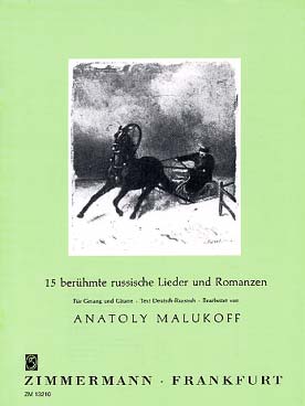 Illustration de RUSSISCHE LIEDER UND ROMANZEN