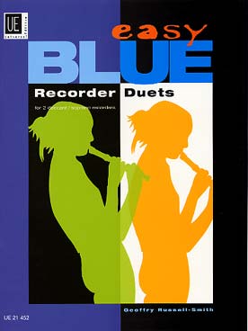 Illustration de Easy blue recorder duets