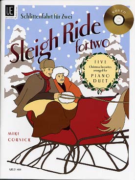 Illustration sleigh ride : chants de noel (cornick)