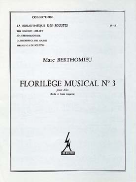 Illustration berthomieu florilege musical n° 3