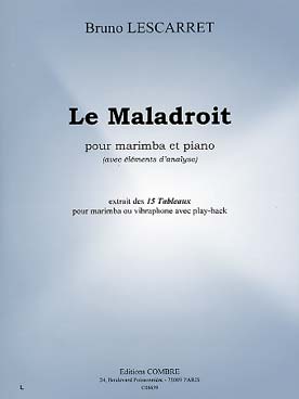 Illustration de 15 Tableaux pour vibraphone ou marimba - Le Maladroit