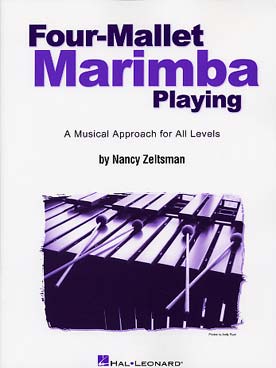 Illustration de Four-mallet marimba playing