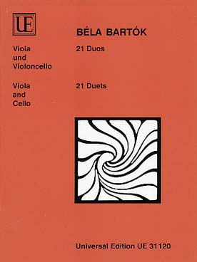 Illustration de 21 Duos des 44 duos pour violon (arr. Peter Bartók)
