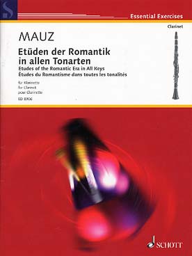 Illustration de ÉTUDES DU ROMANTISME dans toutes les tonalités (sél. Mauz)