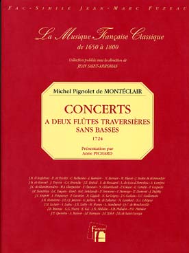 Illustration de Concerts à 2 flutes traversières sans basse