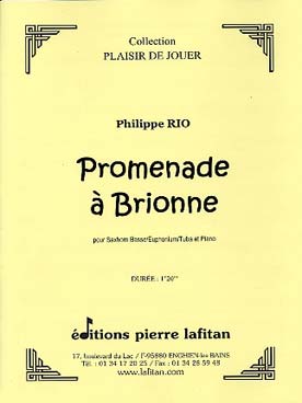 Illustration de Promenade à Brionne pour saxhorn basse ou euphonium ou tuba et piano