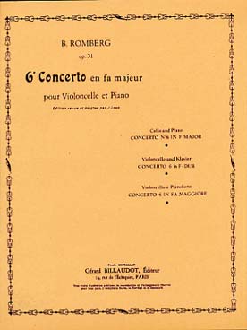 Illustration de Concerto N° 6 op. 31 en fa M (tr. Loeb)