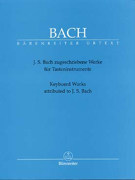 Illustration de Œuvres pour clavier attribuées à JS Bach