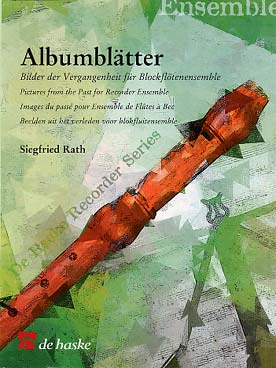 Illustration rath albumblatter pour ensemble flutes