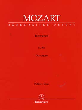Illustration mozart idomenee k 366, ouverture