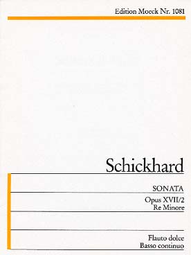 Illustration schickhardt sonate op. 17/2 en re min