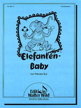 Illustration de Elefanten baby