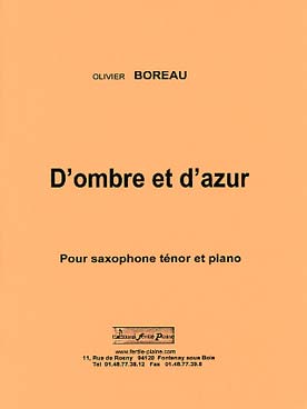 Illustration de D'Ombre et d'azur (saxophone ténor)