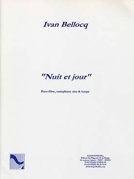 Illustration de Nuit et jour pour flûte en ut et en sol, saxophone soprano et harpe
