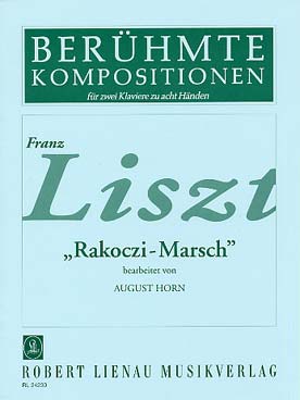 Illustration de Marche de Rakoczy, tr. Horn pour 2 pianos 8 mains