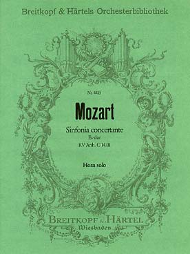 Illustration mozart symphonie concertante cor solo