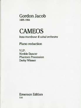 Illustration de Caméos pour trombone basse et orchestre, réd. piano