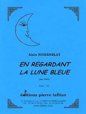 Illustration de En regardant la lune bleue