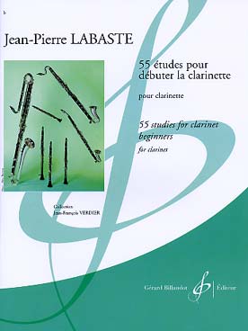 Illustration de 55 Études pour débuter la clarinette