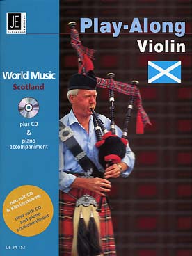 Illustration play-along ecosse violon + cd