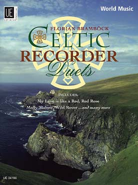 Illustration de CELTIC RECORDER DUETS : 17 arrangements de Bramböck pour 2 flûtes à bec soprano