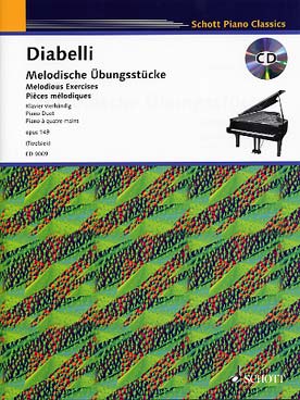 Illustration de Pièces mélodiques sur 5 notes op. 149 - éd. Schott avec CD d'écoute