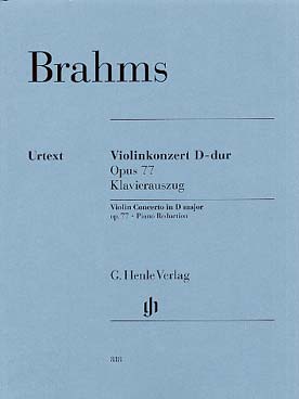 Illustration brahms concerto op. 77 en re maj