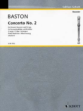 Illustration baston concerto n° 2 en do maj (sopr.)
