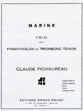 Illustration de Marine pour trombone, violon et piano piano