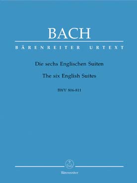 Illustration de Suites anglaises - N° 1 à 6 BWV 806-811