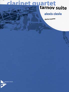 Illustration de Tarnov suite pour quatuor de clarinettes : composition originale dans le style Klezmer