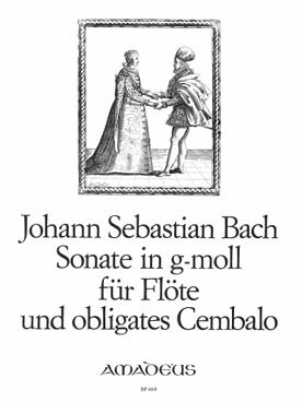 Illustration bach js sonate bwv 1020 n° 7 en sol min
