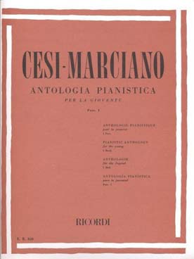 Illustration de ANTOLOGIA PIANISTICA PER LA GIOVENTU - Vol. 1