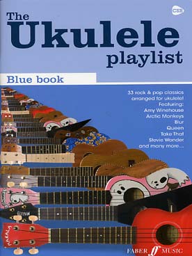 Illustration de UKULELE PLAYLIST : The blue book