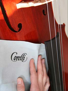 Illustration chiffon de nettoyage corelli violon