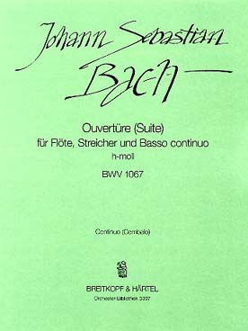 Illustration de Suite N° 2 BWV 1067 en si m - Continuo