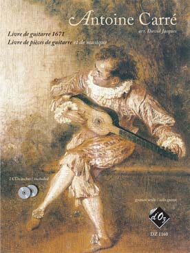 Illustration de Livre de guitarre 1671 - Livre de pièces de guitarre et de musique (avec 2 CD d'écoute inclus)