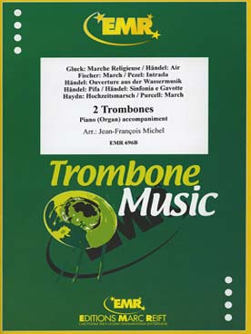 Illustration de ALBUM POUR 2 TROMBONES ET PIANO (tr. Michel)