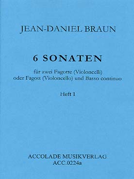 Illustration braun sonates pour 2 bassons (6) vol. 1