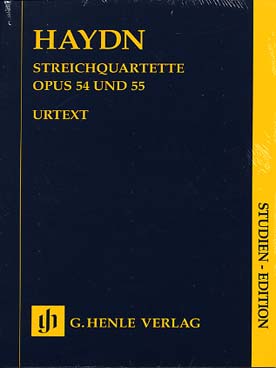 Illustration de Quatuor à cordes op. 54 et 55