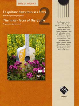 Illustration de La GUITARE DANS TOUS SES ÉTATS : Recueils de compositions originales d'auteurs actuels - Série 2 Vol. 1