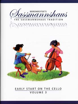 Illustration de Early start on the cello (adaptation anglaise de la méthode "Früher Anfang auf dem Cello") - Vol. 3
