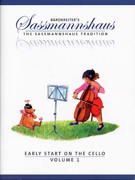Illustration de Early start on the cello (adaptation anglaise de la méthode "Früher Anfang auf dem Cello") - Vol. 1