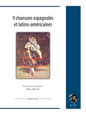 Illustration de 9 CHANSONS espagnoles et latino- américaines (tr. Bataïni)
