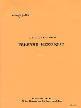 Illustration bozza fanfare heroique op. 46