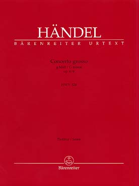 Illustration de Concerto grosso op. 6/6 HWV 324 en sol m