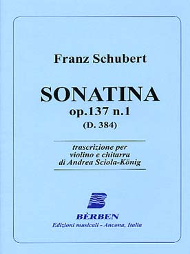 Illustration de Sonatina op. 137 N° 1 D 384 (tr. Sciola- König)